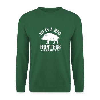 .223 is a hog hunter guaranMotive - Unisex Pullover - Grün - Vorne