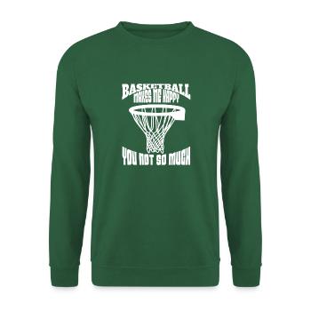 Basketball Basketball Player Basketball Team - Sweat-shirt Unisexe - vert foncé - Devant