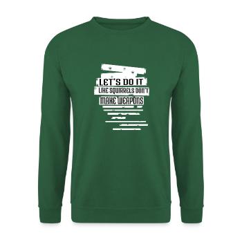 hippie peace for paris blagues peace movement cool - Sweat-shirt Unisexe - vert foncé - Devant