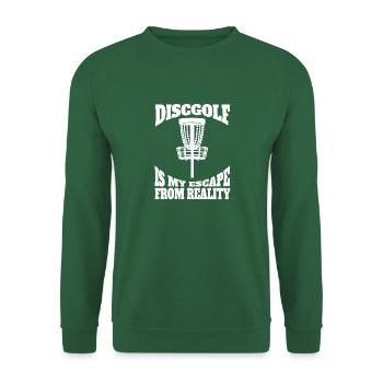 Disc Golf Funny Disc Golfer Saying Disc Golfer - Unisex Sweatshirt - green - Front