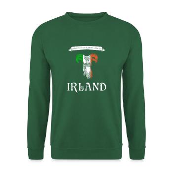 Irlande Irlande Irlandais - Sweat-shirt Unisexe - vert foncé - Devant
