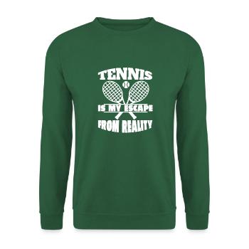 Tennisverein Tennis Tennisliebhaber Tennisspieler - Unisex Pullover - Grün - Vorne