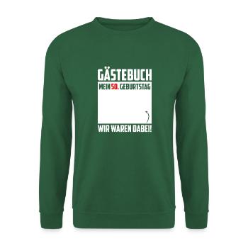 50. Geburtstag Mann Frau 50 Jahre 1974 - Unisex Pullover - Grün - Vorne