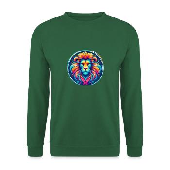 Leo Zodiac design - Unisex Sweatshirt - green - Front