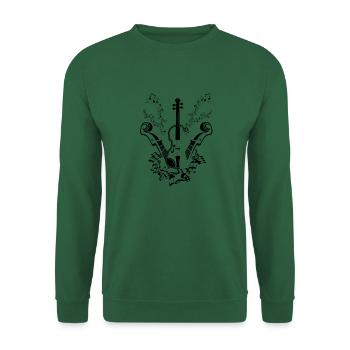 Musical Notes Music Musicians Clefs Sheet Music - Unisex Sweatshirt - green - Front