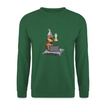 Gute Nacht Nachthemd Schlafanzug Pyjama - Unisex Pullover - Grün - Vorne