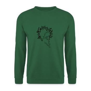 Musical Notes Music Musicians Clefs Sheet Music - Unisex Sweatshirt - green - Front