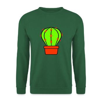Cactus Plante Épineux Épineux Déserts Cactus - Sweat-shirt Unisexe - vert foncé - Devant