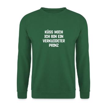 Lustiges Frosch Kostüm - Unisex Pullover - Grün - Vorne