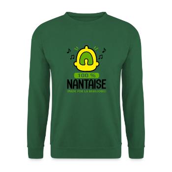 supporter Nantes football nantes nantaise Enfant - Sweat-shirt Unisexe - vert foncé - Devant