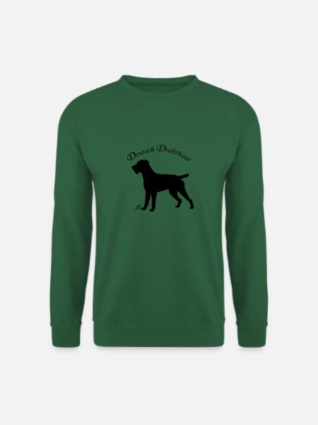 Deutsch Drahthaar - Unisex Pullover - Grün