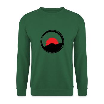 climbing, bouldering, rock climbing, mountains, mountaineering - Unisex Sweatshirt - green - Front