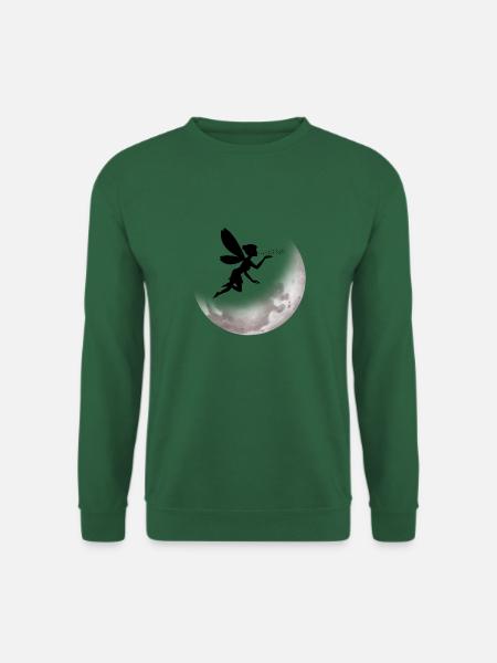 Fe feer alf flyvende måneskin magiske mytiske skabninger - Unisex sweater - grøn