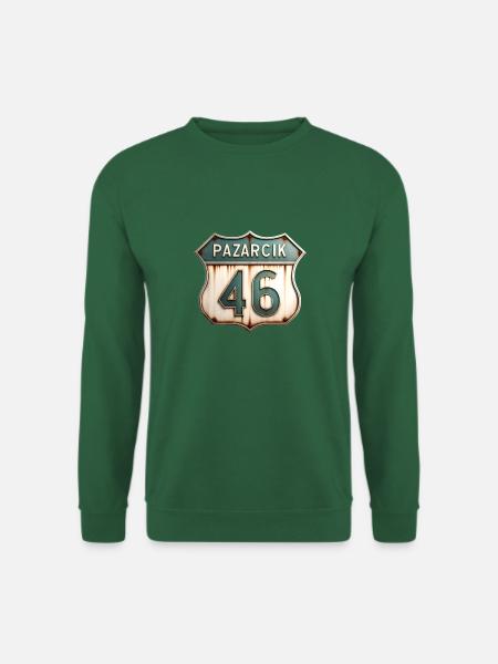 Vintage Pazarcik 46 Straßenschild - Retro Türkisch - Unisex Pullover - Grün