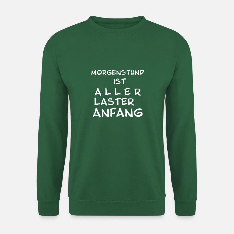 Morgenstund Laster ws - Unisex Pullover - Grün