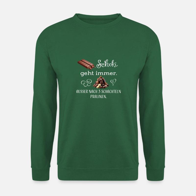 Schoki Pralinen ws - Unisex Pullover - Grün