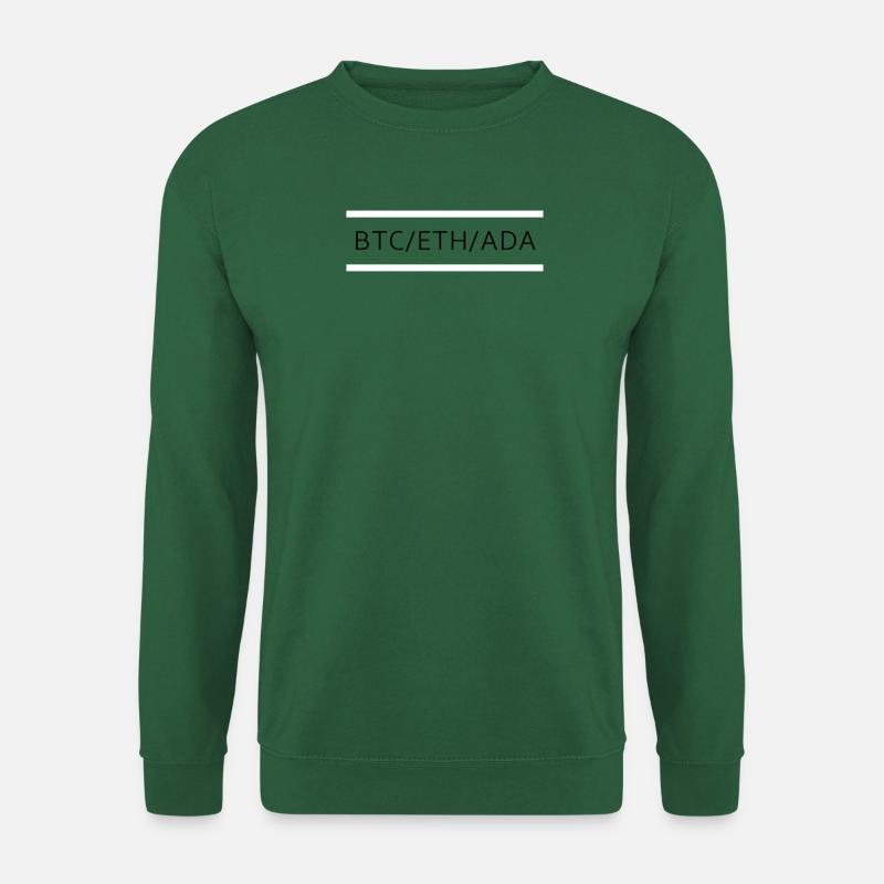Bitcoin / Ethreum / Cardano - Unisex Pullover - Grün