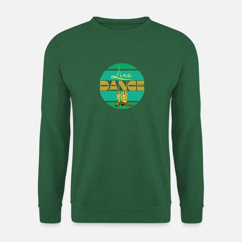 Linedance grün gelb - Unisex Pullover - Grün