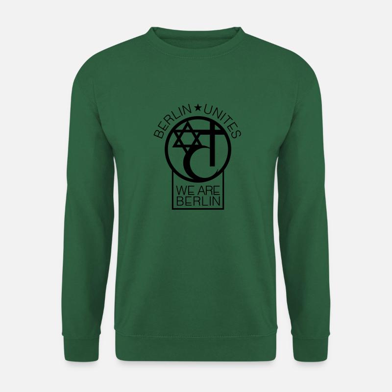 Berlin Unites - Berlin Verbindet! Berlin liebt! - Unisex Pullover - Grün