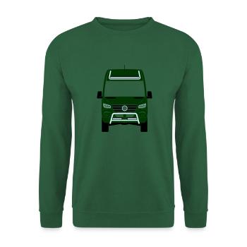 Sprinter W907 W910 vorn Front 4x4 Silhouette Umris - Unisex Sweatshirt - green - Front