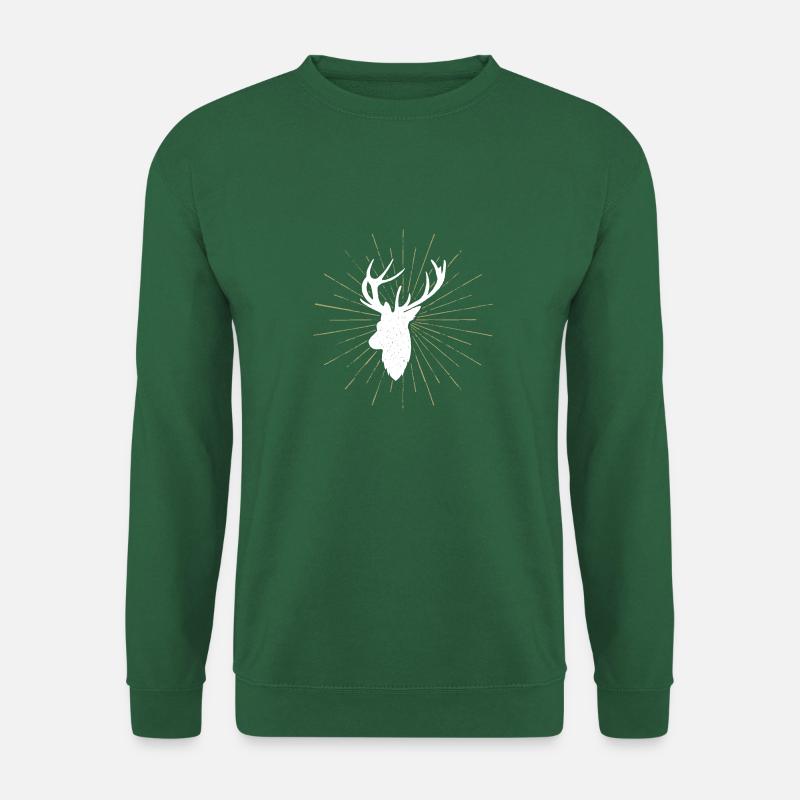 Deer - Deer Antlers - Deer - Unisex Sweatshirt - green