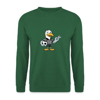 North Sea Seagull Football Referee Ball EM - Unisex Sweatshirt - green - Front