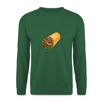Döner Kebab Dürüm Yufka Sandwich German Streetfood - Unisex Sweatshirt - green - Front