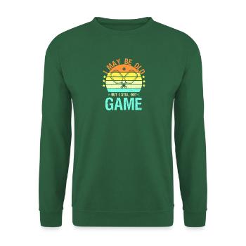 I May Be Old But Still Got Game Pickleball Gift - Unisex Sweatshirt - green - Front