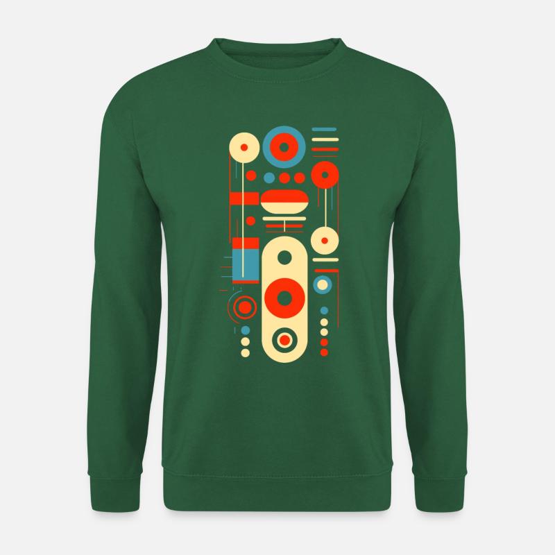 60er Jahre Design - Unisex Pullover - Grün