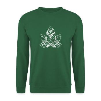 Annileaf white - Unisex Pullover - Grün - Vorne