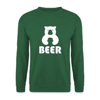Bier Wein Whiskey Schnaps Alkohol - Unisex Pullover - Grün - Vorne