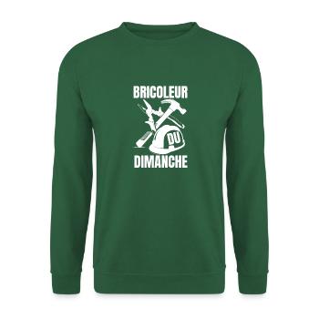 Bricoleur du dimanche 5 - Sweat-shirt Unisexe - vert foncé - Devant