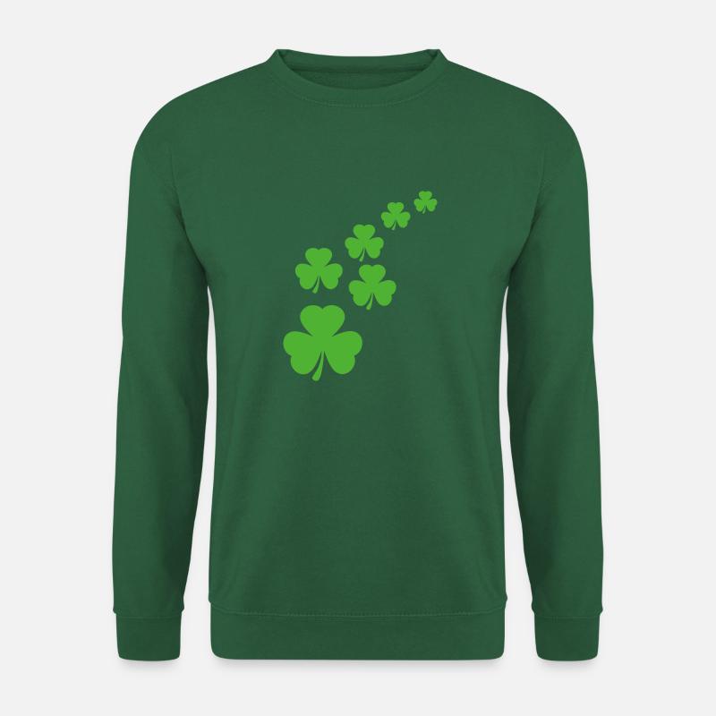 St. Patrick´s Day Kleeblätter Dreifaltigkeit - Unisex Pullover - Grün