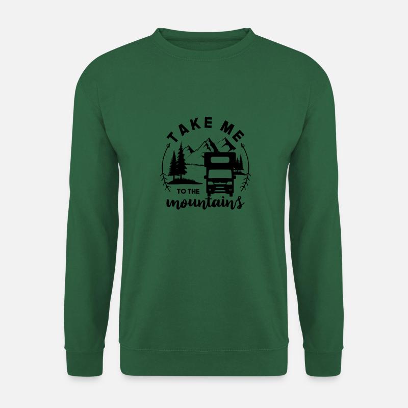 Camping - Unisex Pullover - Grün