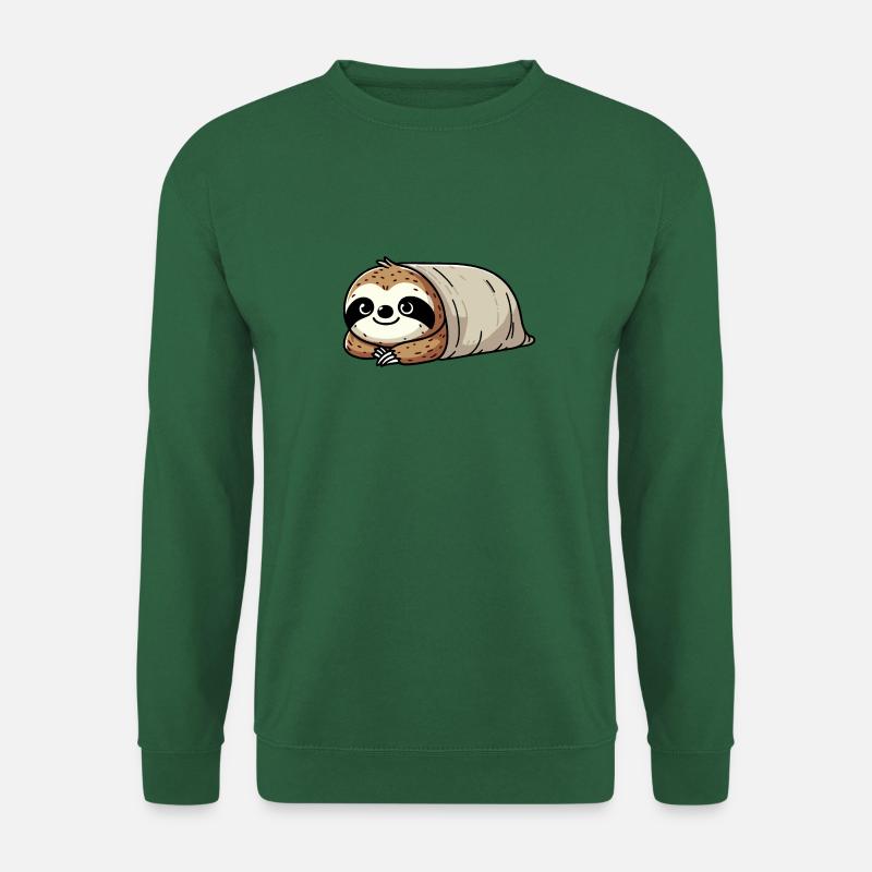 Faultier Schlafsack - Unisex Pullover - Grün