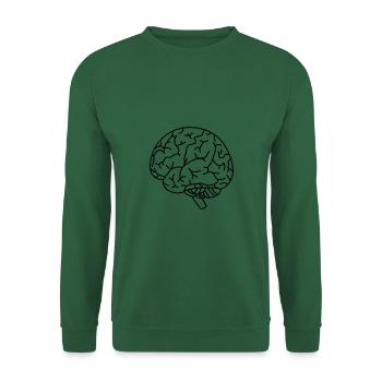 Brain Organ Thinking - Unisex Sweatshirt - green - Front