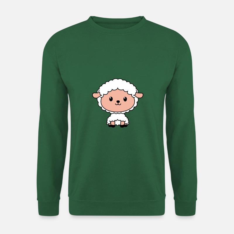 Schaf Niedlich Tier - Unisex Pullover - Grün