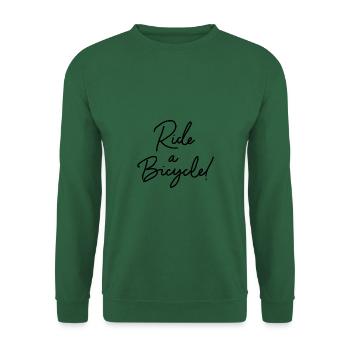 Vélo vélo vélo de course - Sweat-shirt Unisexe - vert foncé - Devant