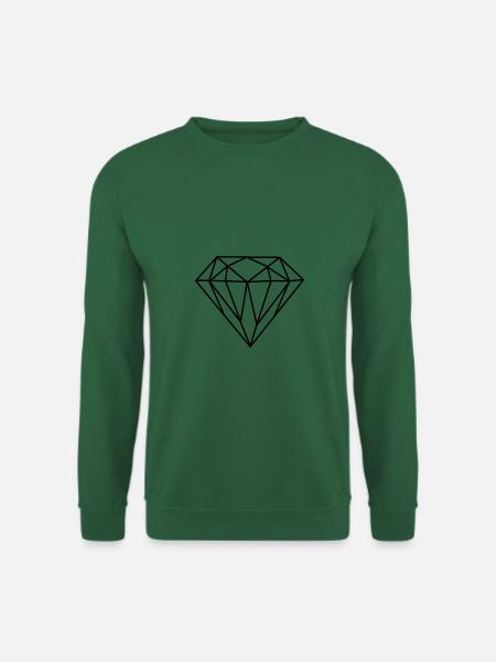 Diamant Funkel Edel - Unisex Pullover - Grün