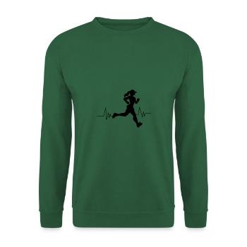 Running Sports Race - Unisex Sweatshirt - green - Front