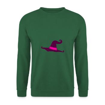 Halloween Zauberer Chapeau - Sweat-shirt Unisexe - vert foncé - Devant