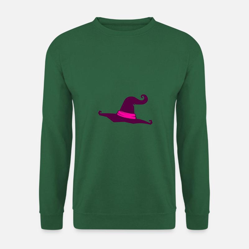 Halloween Wizard Hat - Unisex Sweatshirt - green