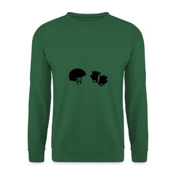 Fahrrad Helm Handschuhe - Unisex Pullover - Grün - Vorne
