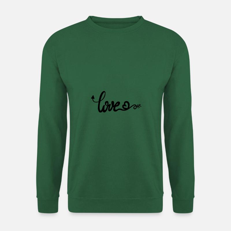 Love Liebe Pfeil - Unisex Pullover - Grün