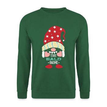 The Bald Gnome. - Unisex Sweatshirt - green - Front