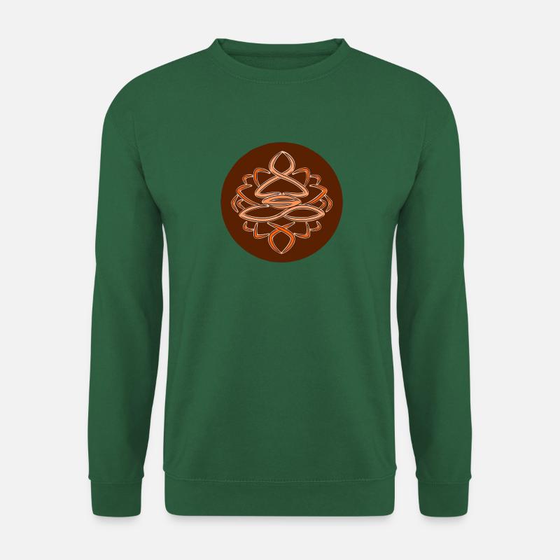 Handpan,Buddha - Unisex Sweatshirt - green