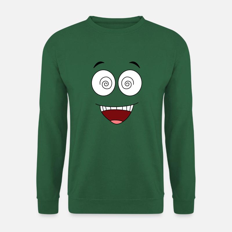 Crazyface - Unisex Pullover - Grün