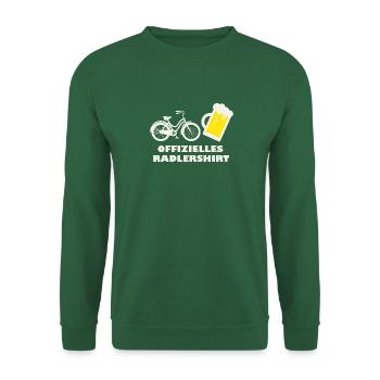 Maillot cycliste officiel - Sweat-shirt Unisexe - vert foncé - Devant