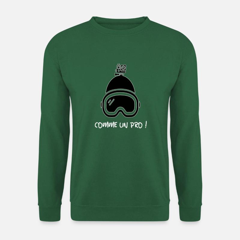 COMME UN PRO - Sweat-shirt Unisexe - vert foncé