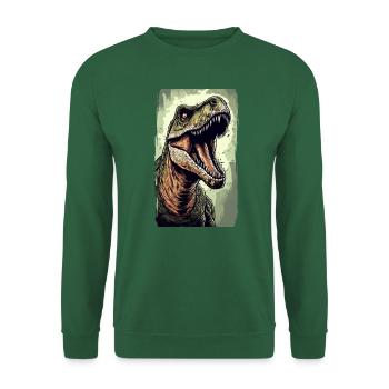 T-Rex - Unisex Sweatshirt - green - Front
